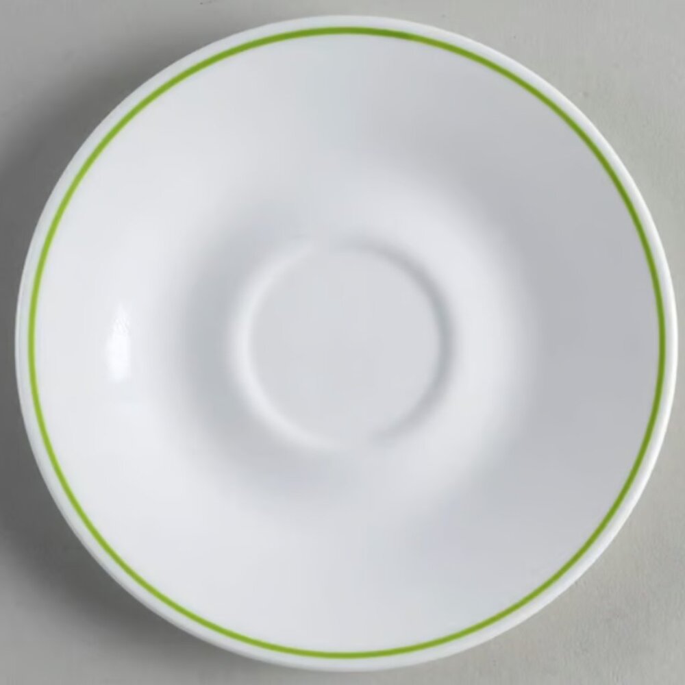 Corelle by Corning Green Trim Saucer (Multiple Pattern Matches)